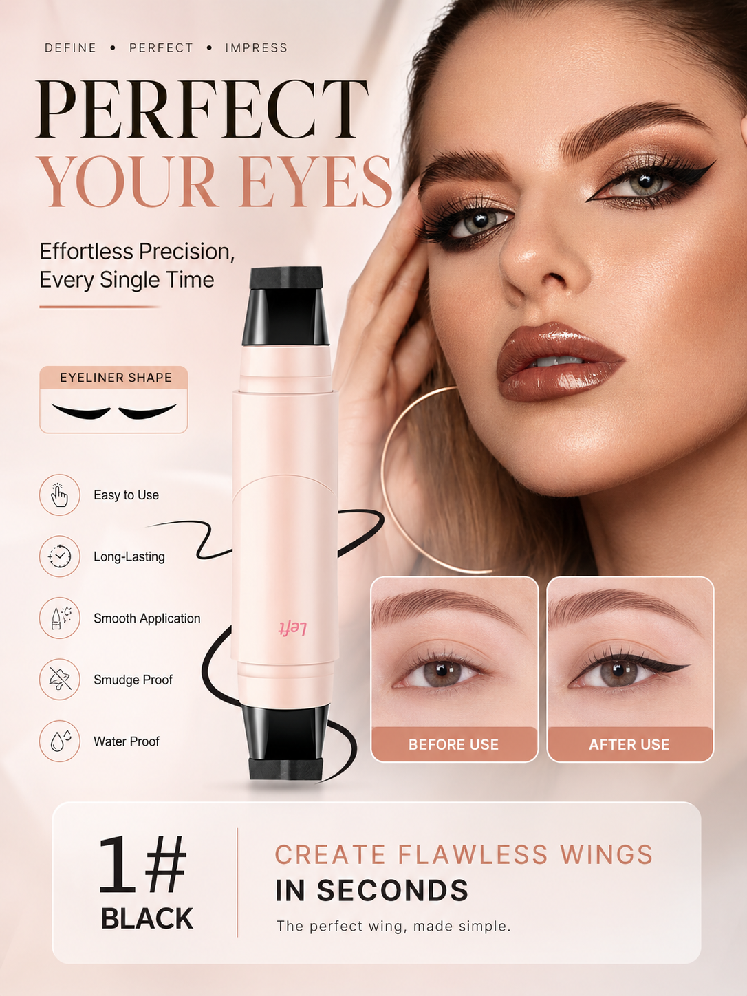 Winged Eyeliner Stamp Pen