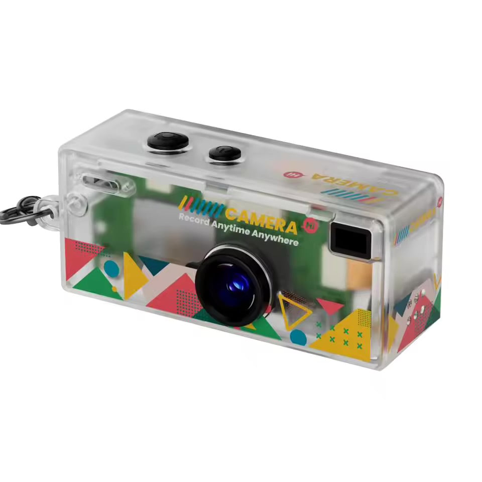 Mini Keychain Camera – 1080P Retro Digital Camcorder with Flash & Memory Card Support