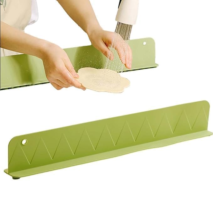 Kitchen Sink Water Splash Guard Silicone || Sink Anti-Splash Baffle || Flexible Blocking Barrier || Kitchen Tools & Accessories || Countertop Silicone Suction Cup1PCS