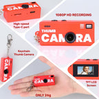 Mini Keychain Camera – 1080P Retro Digital Camcorder with Flash & Memory Card Support