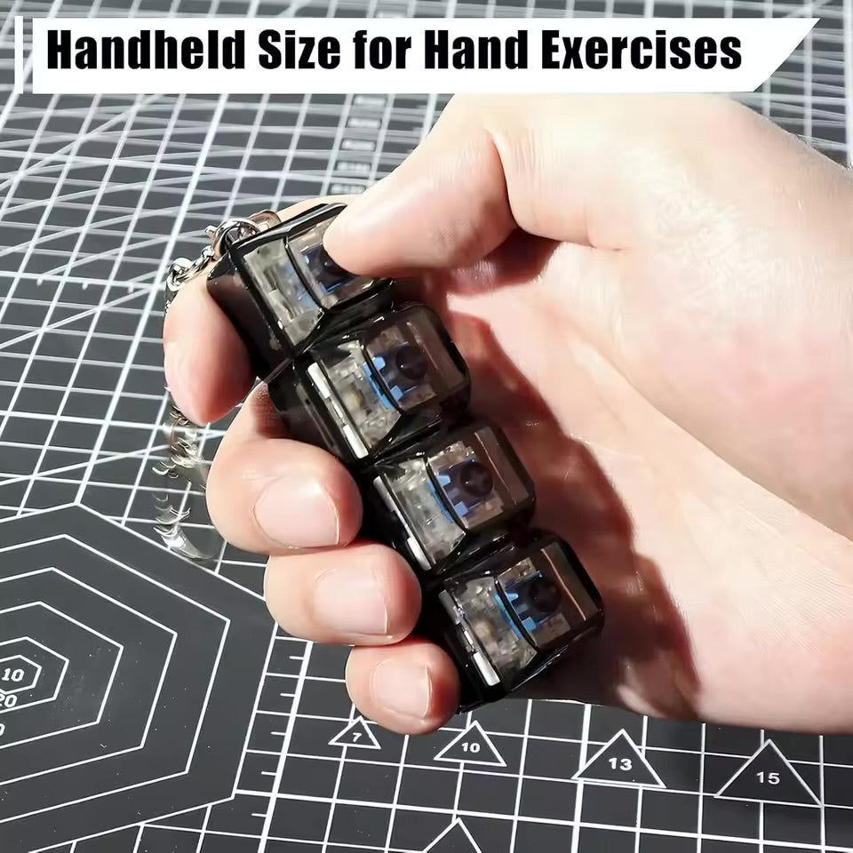 Keyboard Fidget Keychain – DIY Mechanical Keycap Click Toy for Stress Relief