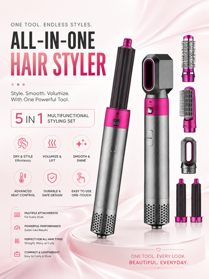 5 IN 1 HAIR STYLER FOR WOMEN