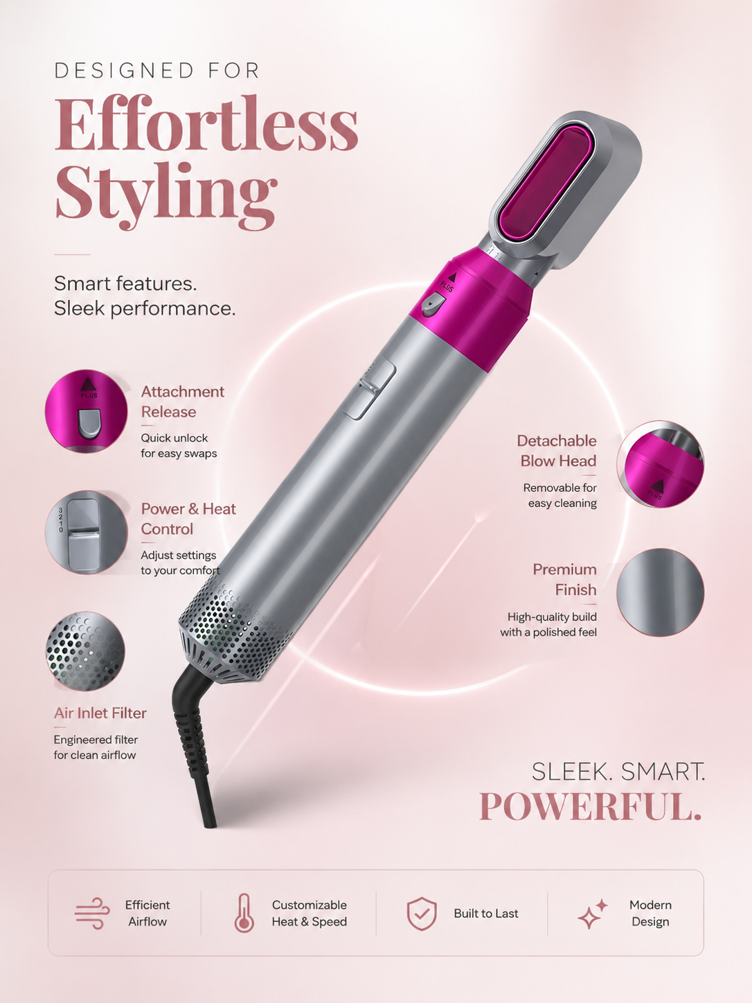 5 IN 1 HAIR STYLER FOR WOMEN