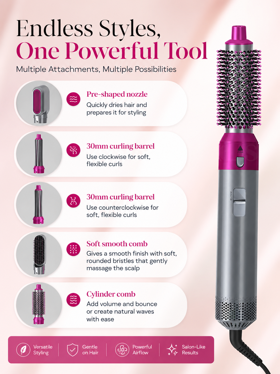 5 IN 1 HAIR STYLER FOR WOMEN