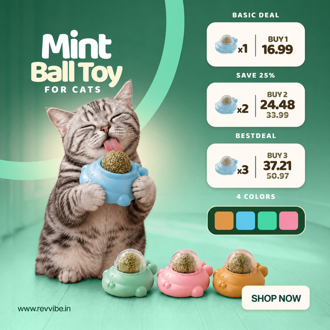 Cat Mint Ball Toy for Cats