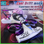 Land Air Dual-Use Quadcopter Drift Toy Car 2-in-1
