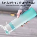 650ML Spray Water Bottle | Portable Fitness Gym Outdoor Drinking Bottle