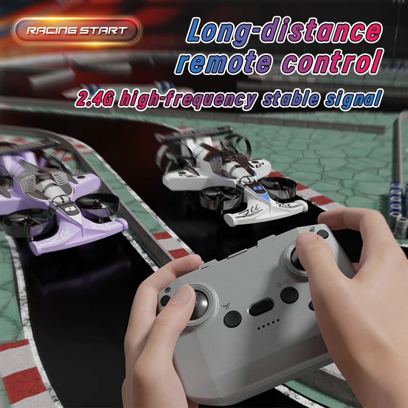 Land Air Dual-Use Quadcopter Drift Toy Car 2-in-1