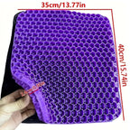 Ultra-Comfort Gel Seat Cushion Set with Breathable Honeycomb Design