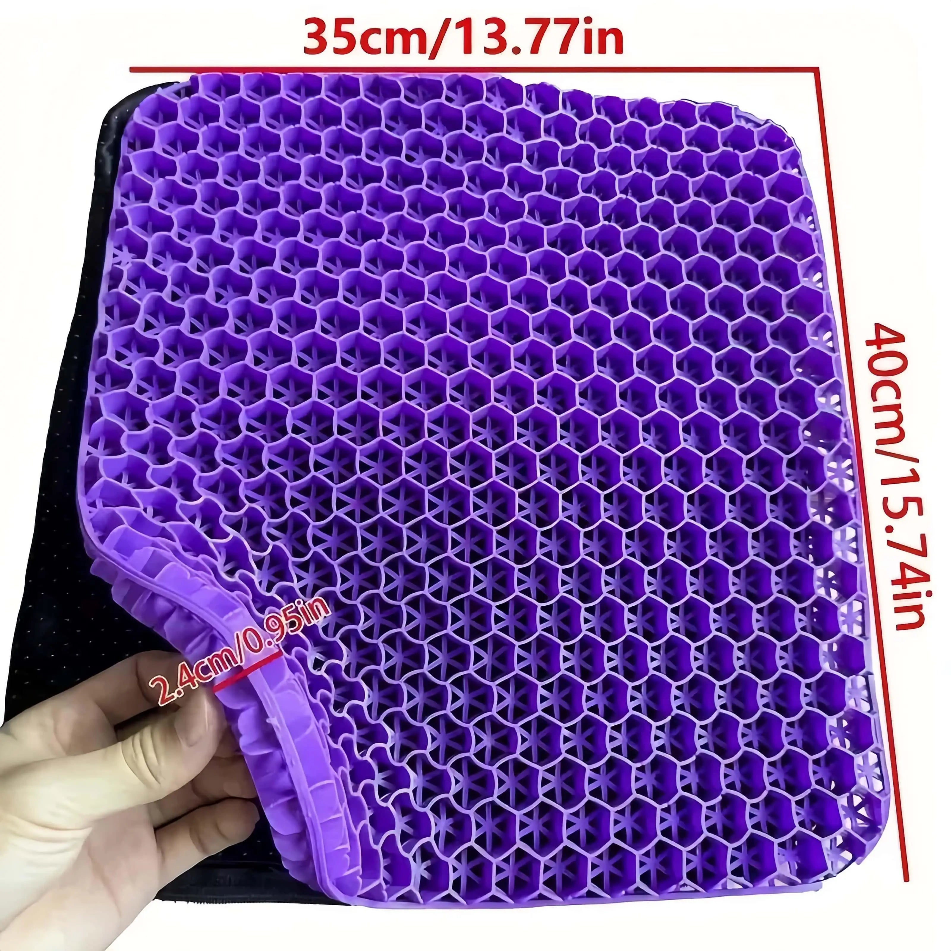 Ultra-Comfort Gel Seat Cushion Set with Breathable Honeycomb Design