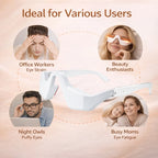 EMS Red Light Eye Massager | Dark Circle Remover & Eye Fatigue Relief Device