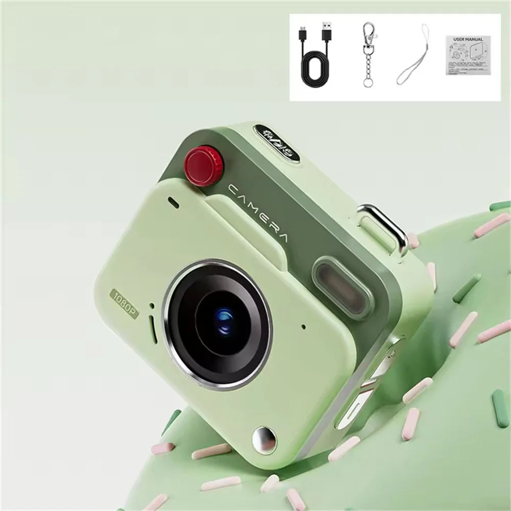 HD Mini Thumb Camera | Portable Retro Digital Keychain Camera for Travel