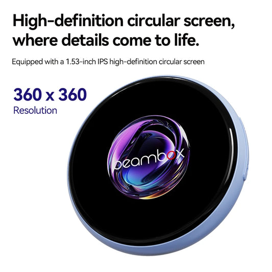 Smart Digital Display Badge | Wearable Video Name Tag with Custom GIF & Photo Display