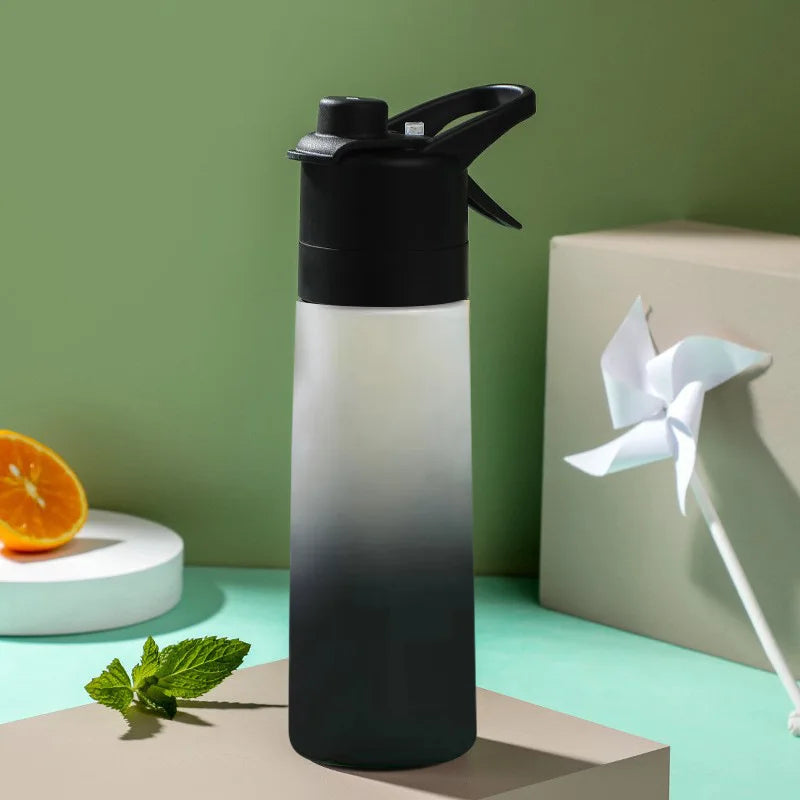 650ML Spray Water Bottle | Portable Fitness Gym Outdoor Drinking Bottle