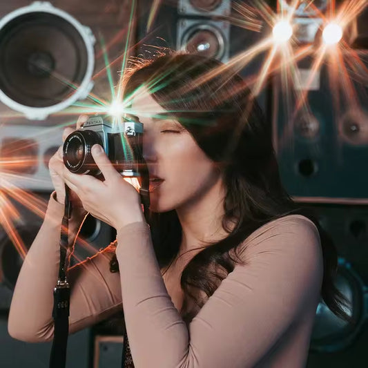Prism Lens Filter 77mm/82mm Starlight Glare Anamorphic Lens Flare FX Filter for Photography & Film