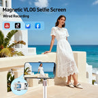 Phone Vlog Selfie Monitor Screen Phone Holder Clip Mount Rear Camera Selfies Vlogging Live Selfie Screen Compatible FOR iPhone