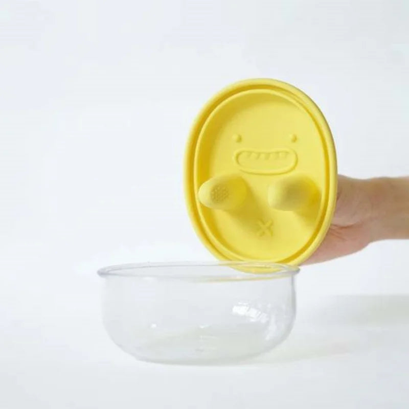 Portable Silicone Snack Storage Box | Airtight Travel Food Container with Lid
