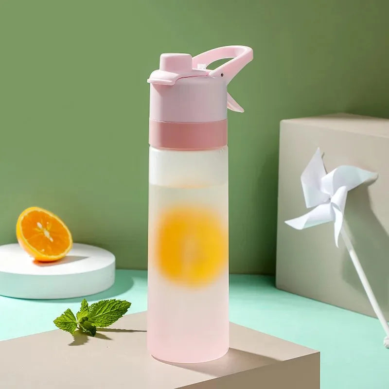 650ML Spray Water Bottle | Portable Fitness Gym Outdoor Drinking Bottle
