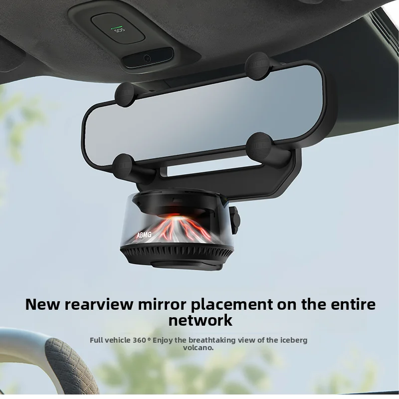 Luxury Volcano Car Diffuser | Smart Aromatherapy Air Purifier with Volcanic Mist Effect