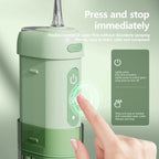 USB Rechargeable Water Flosser | Portable Oral Irrigator with 3 Cleaning Modes & 5 Jet Tips