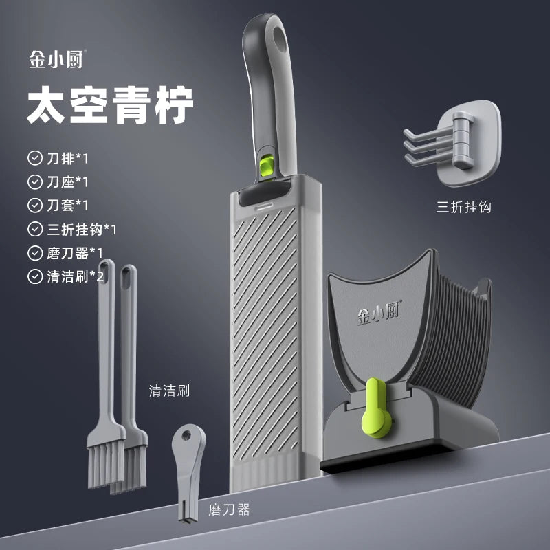ONCE for All Meat Slicer and Cleaver Kitchen Knife Set for Meat Slicing and Shredding, Manual Fresh Meat Cutter, Slicer for Beef