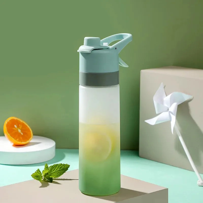 650ML Spray Water Bottle | Portable Fitness Gym Outdoor Drinking Bottle