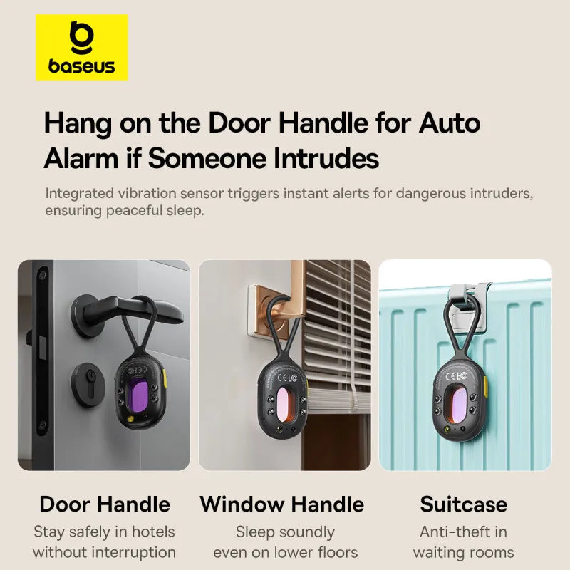 Baseus Hidden Camera Detector | Portable Anti-Spy Security Scanner for Travel