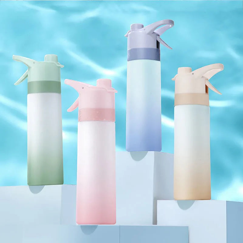 650ML Spray Water Bottle | Portable Fitness Gym Outdoor Drinking Bottle