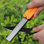 Knife Sharpener Manual – Double Sided Diamond Foldable Pocket Sharpening Tool