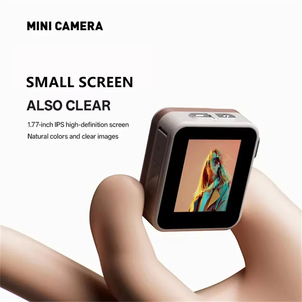 HD Mini Thumb Camera | Portable Retro Digital Keychain Camera for Travel