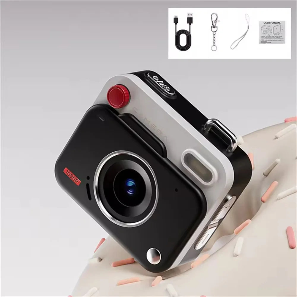HD Mini Thumb Camera | Portable Retro Digital Keychain Camera for Travel