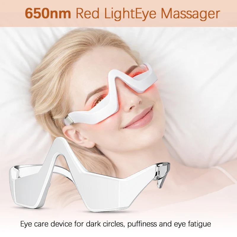EMS Red Light Eye Massager | Dark Circle Remover & Eye Fatigue Relief Device