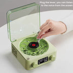 Portable Bluetooth Speaker Mini Retro Vinyl Player with RGB Lights Wireless Sleep Aid Speaker