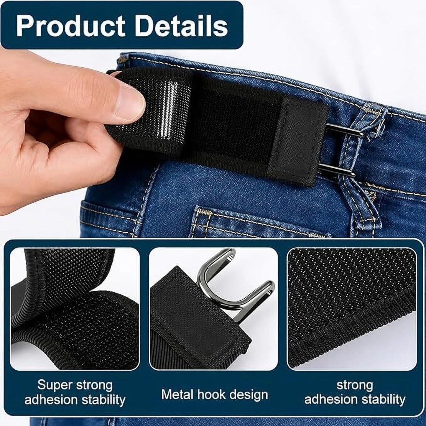 Buckle-Free Elastic Stretch Belt