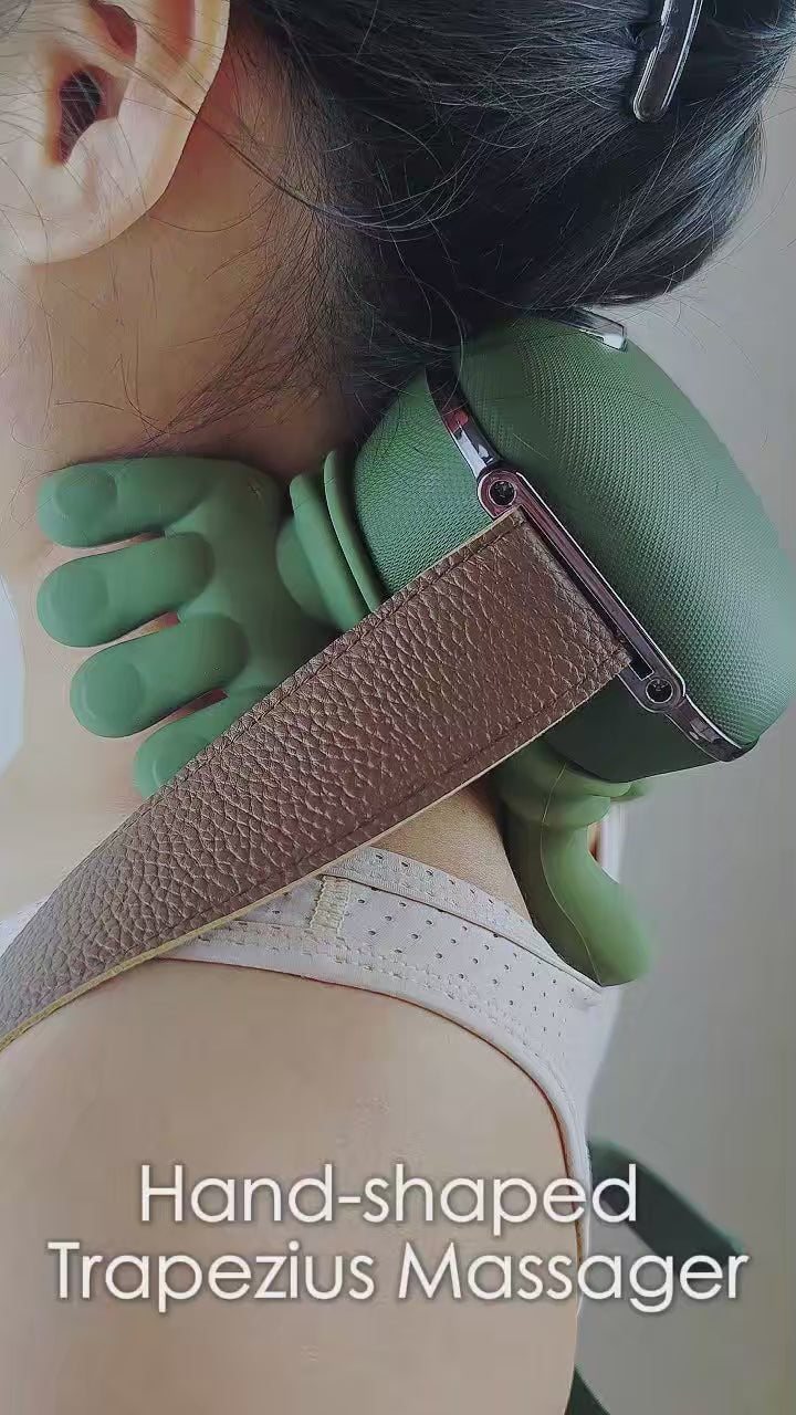 Bionic Finger Neck & Shoulder Massager – Wireless Cervical Trapezius Kneading Massage Shawl with Brushless Motor for Pain Relief